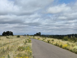 Au fond à droite, les gratte-ciels londoniens