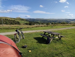 Camping de Ffair-Rhos, au seuil de Cambrian Mountains