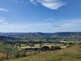 On s'éloigne des Cambrian Mountains