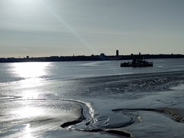 La Mersey à marée basse