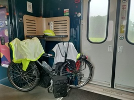 Dans le train pour Paris