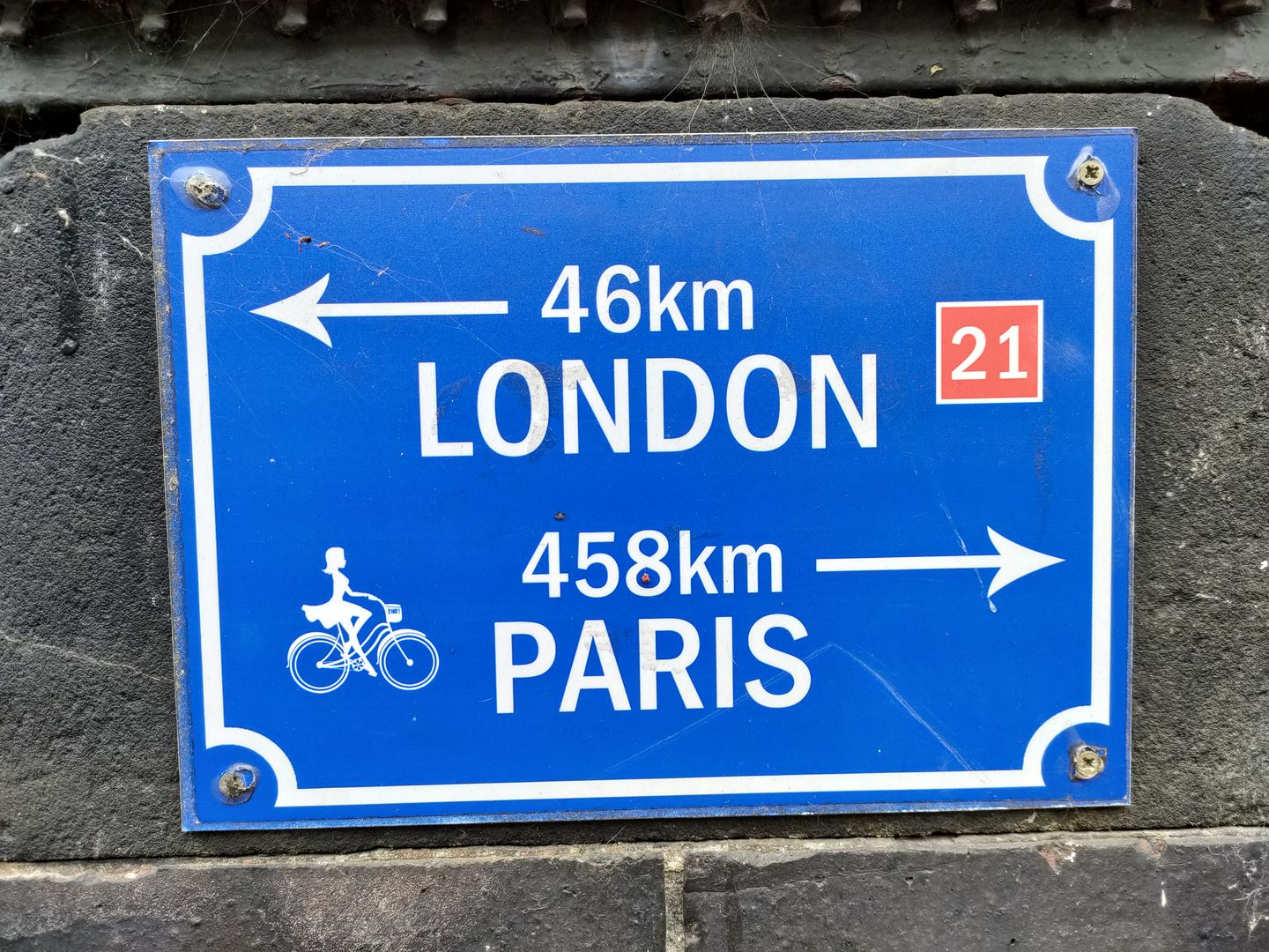 L'Avenue Verte, côté British Royaume-Uni