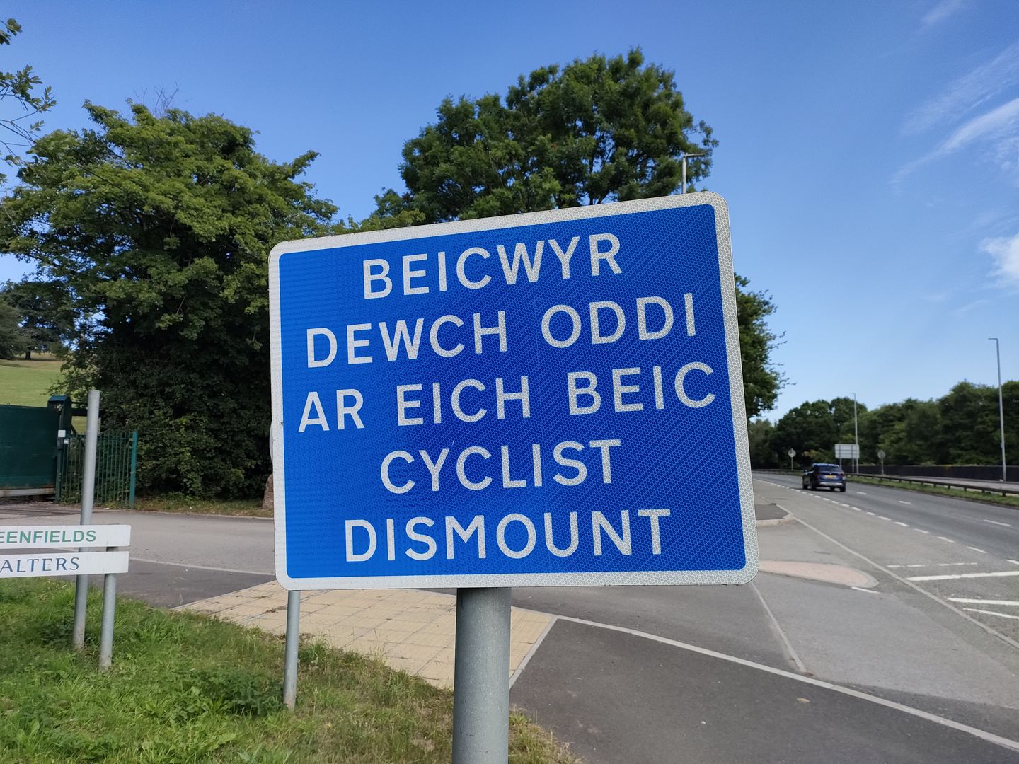 Première leçon de langue galloise Royaume-Uni