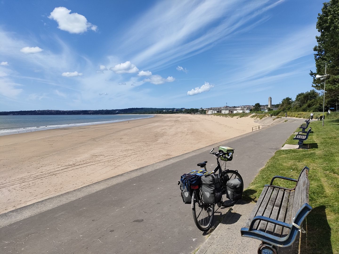 Plage de Swansea Royaume-Uni