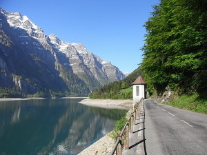 Route panorama alpin